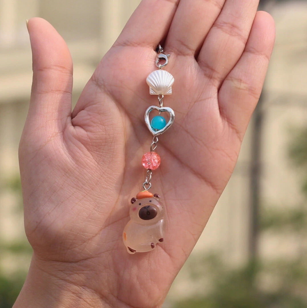 Cute Capybara Phone Charms -7
