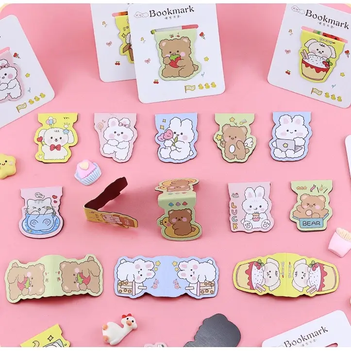 Cute Kawaii Magnetic Bookmark -5