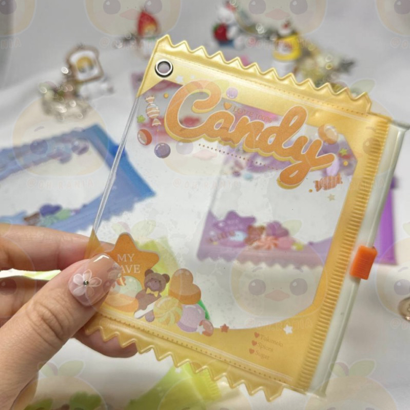 Pinteresty Candy Theme Trinket Pouch Keychain -16