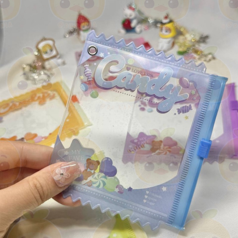 Pinteresty Candy Theme Trinket Pouch Keychain -14