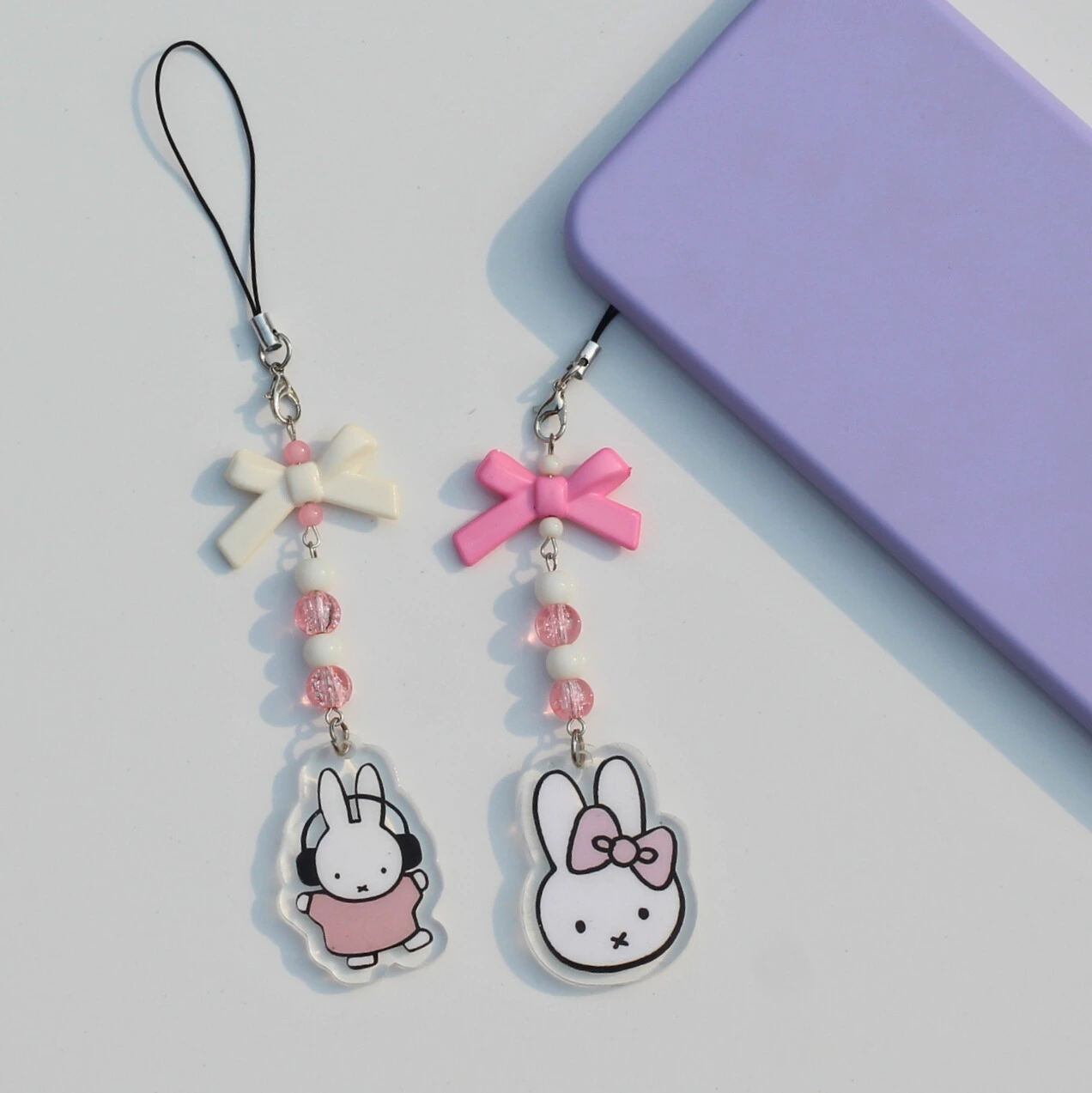 Adorable Miffy Acrylic Phone Charm -2