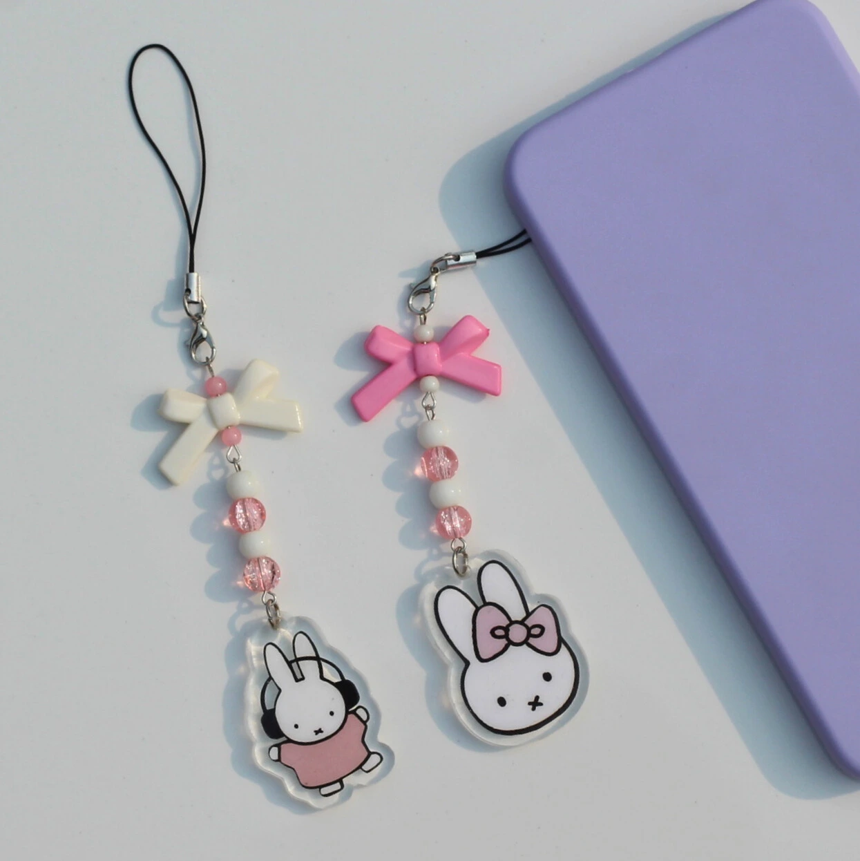 Adorable Miffy Acrylic Phone Charm -4