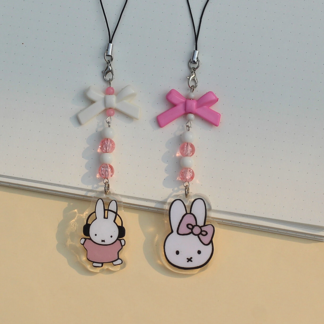 Adorable Miffy Acrylic Phone Charm -5