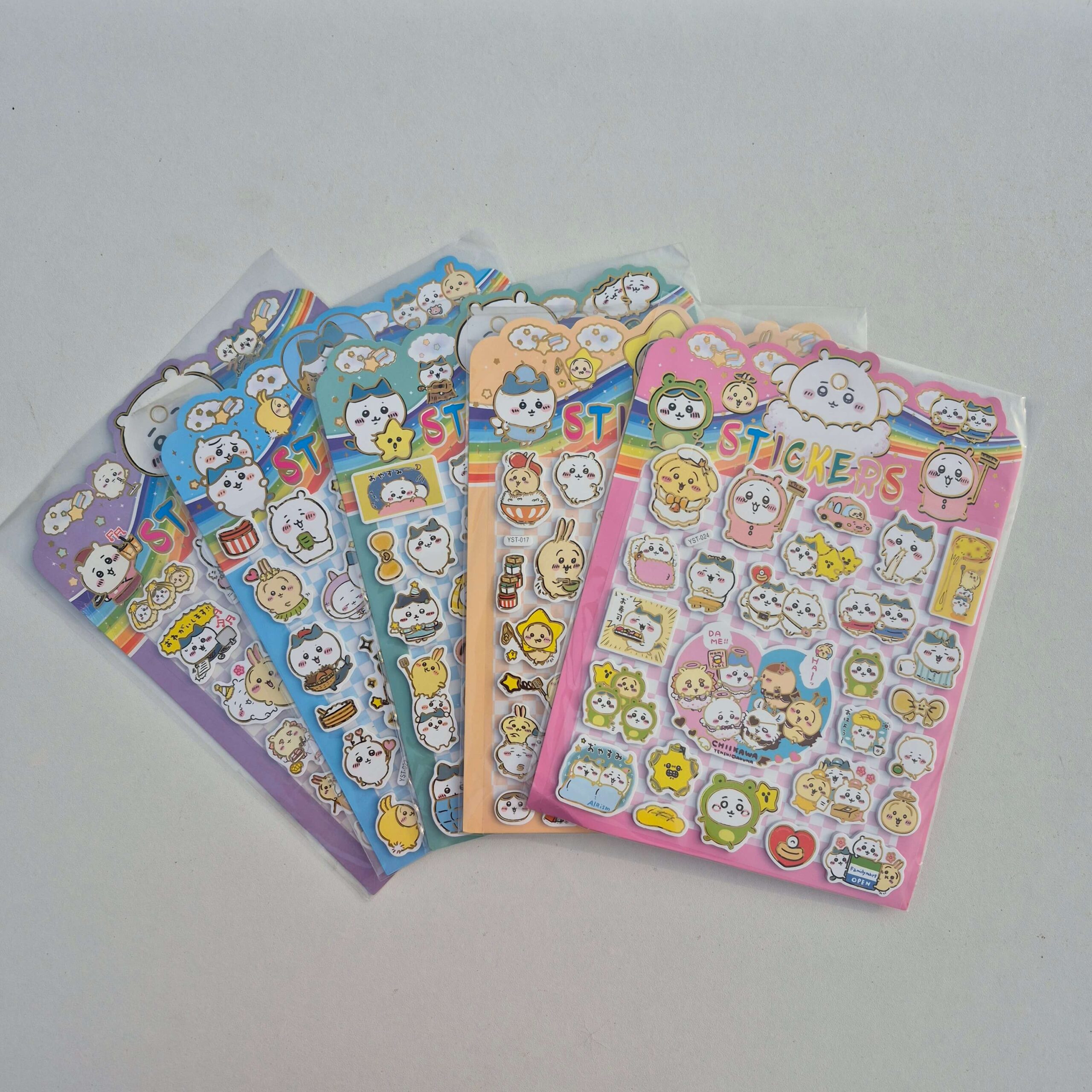 Cute Chiikawa 3d Foamy Sticker Sheets-1