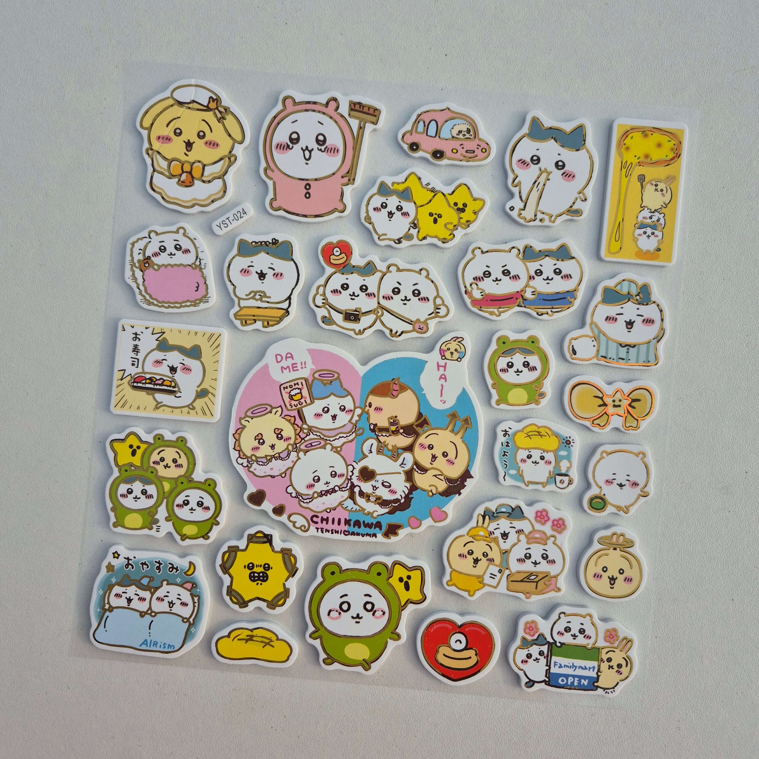 Cute Chiikawa 3d Foamy Sticker Sheets-9