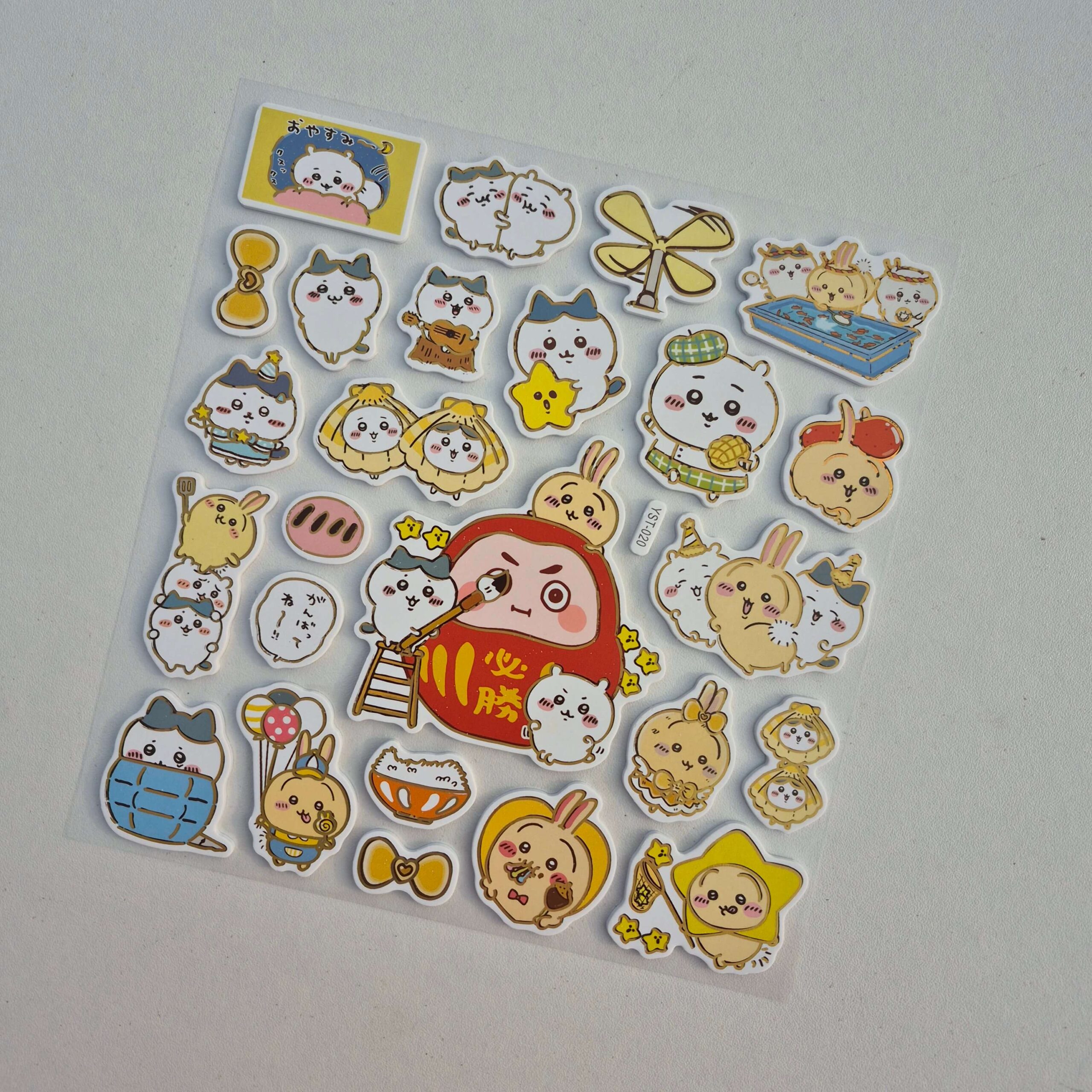 Cute Chiikawa 3d Foamy Sticker Sheets-10