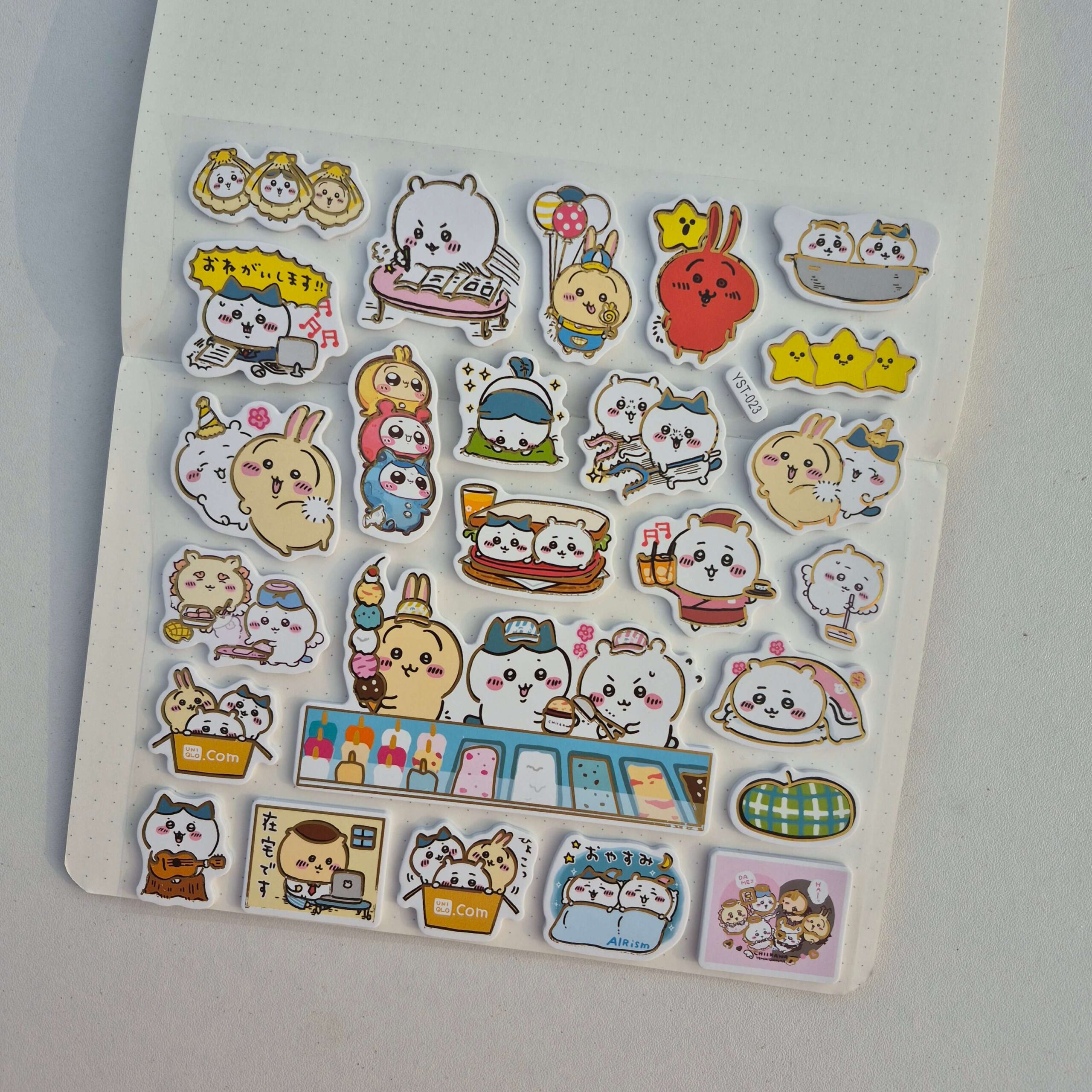 Cute Chiikawa 3d Foamy Sticker Sheets-11