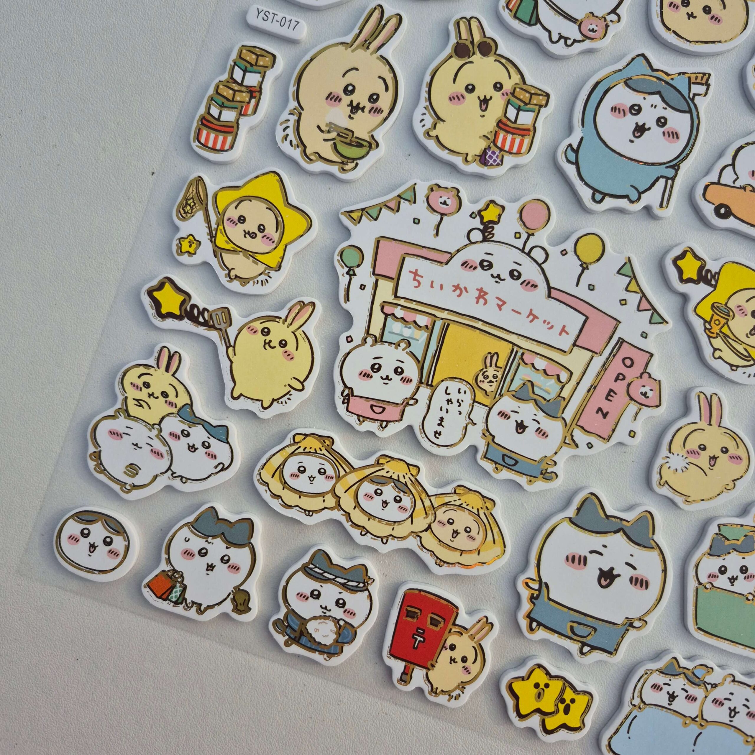 Cute Chiikawa 3d Foamy Sticker Sheets-2