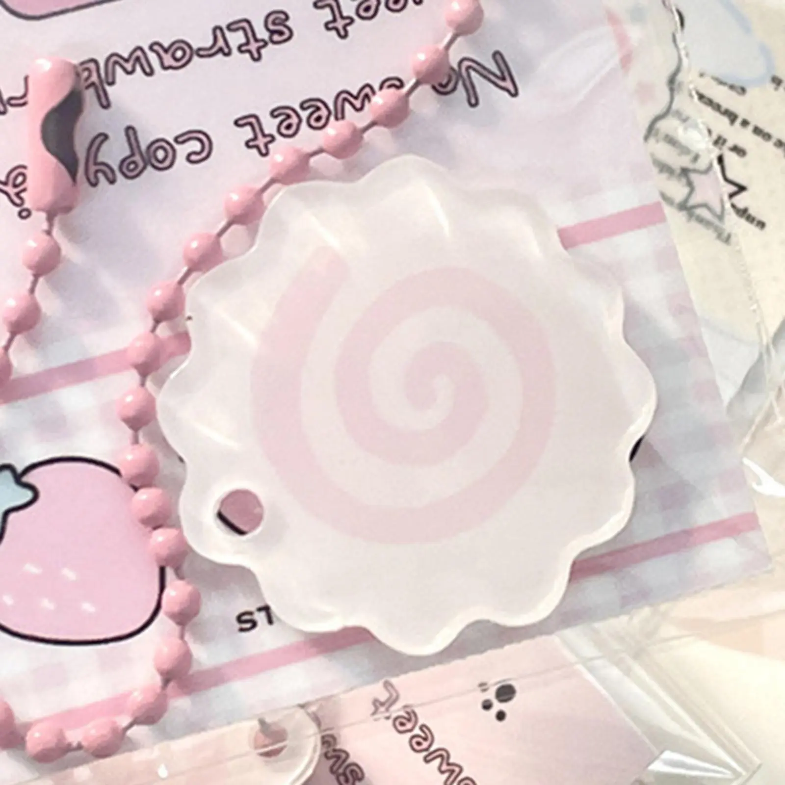 Narutomaki Kawaii Fish Cake Keychain -7