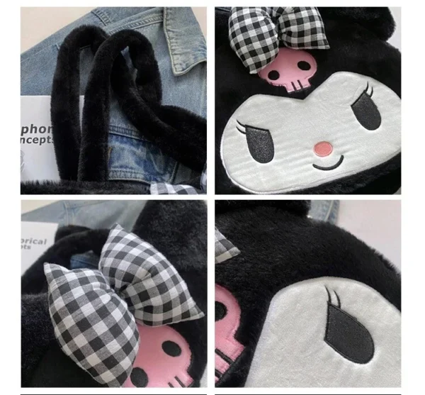 Soft Sanrio Plush Shoulder Bag -4
