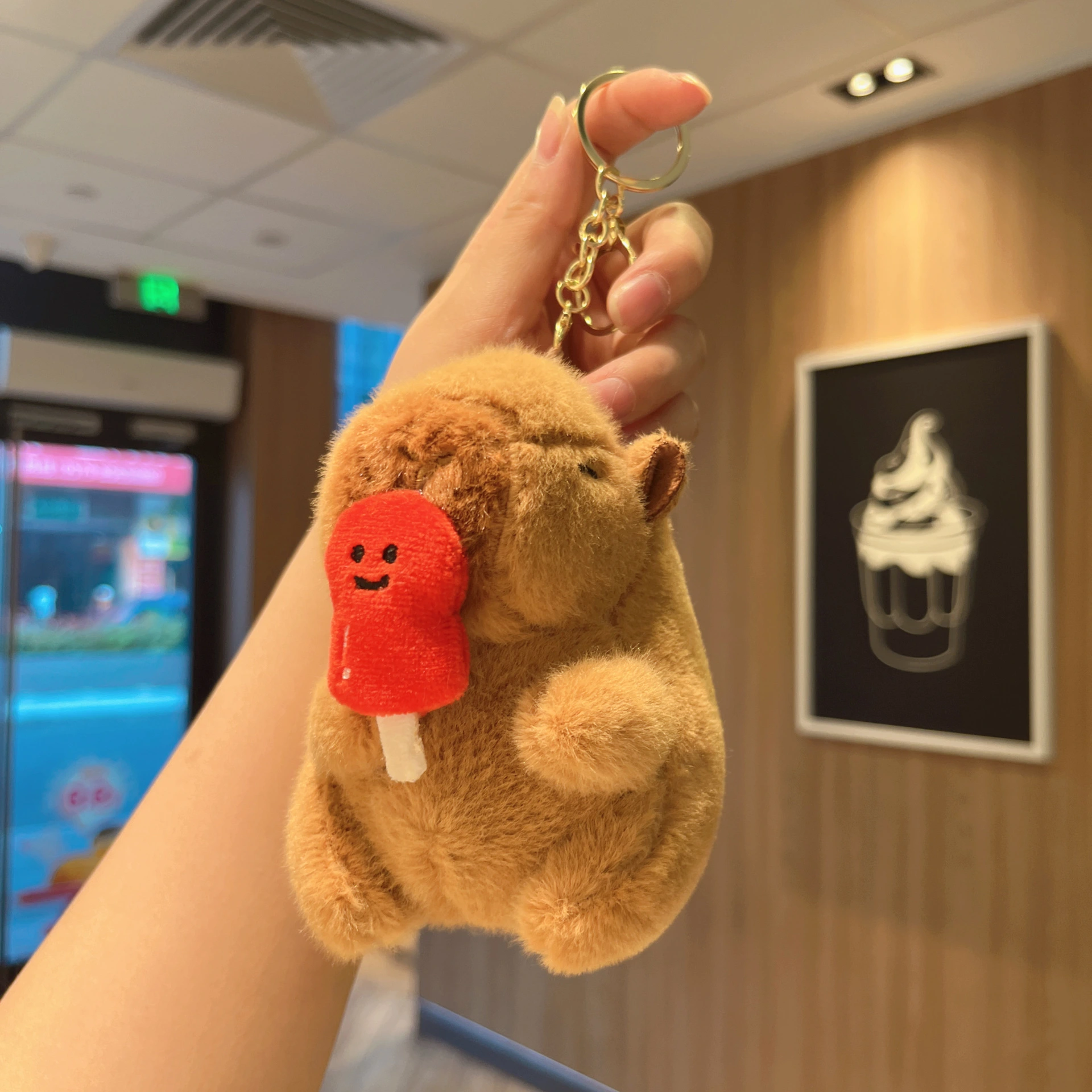 Capybara Chinese Festival Edition Plush Keychains -6