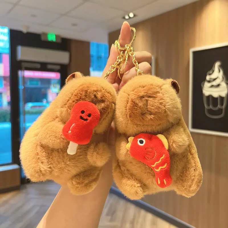 Capybara Chinese Festival Edition Plush Keychains -19