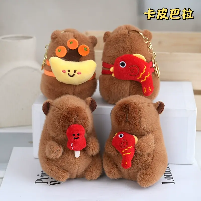 Capybara Chinese Festival Edition Plush Keychains -23