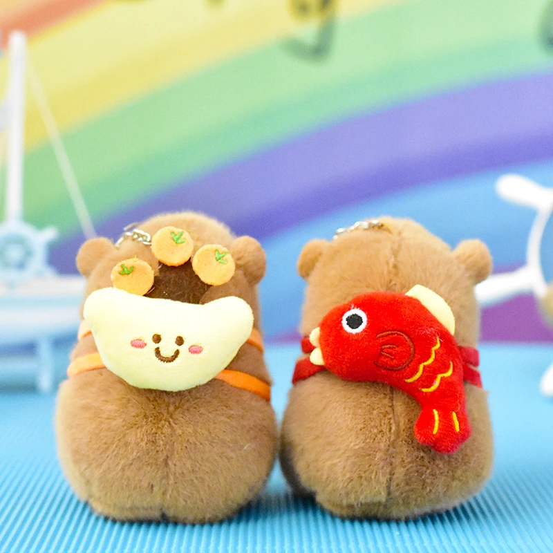 Capybara Chinese Festival Edition Plush Keychains -16