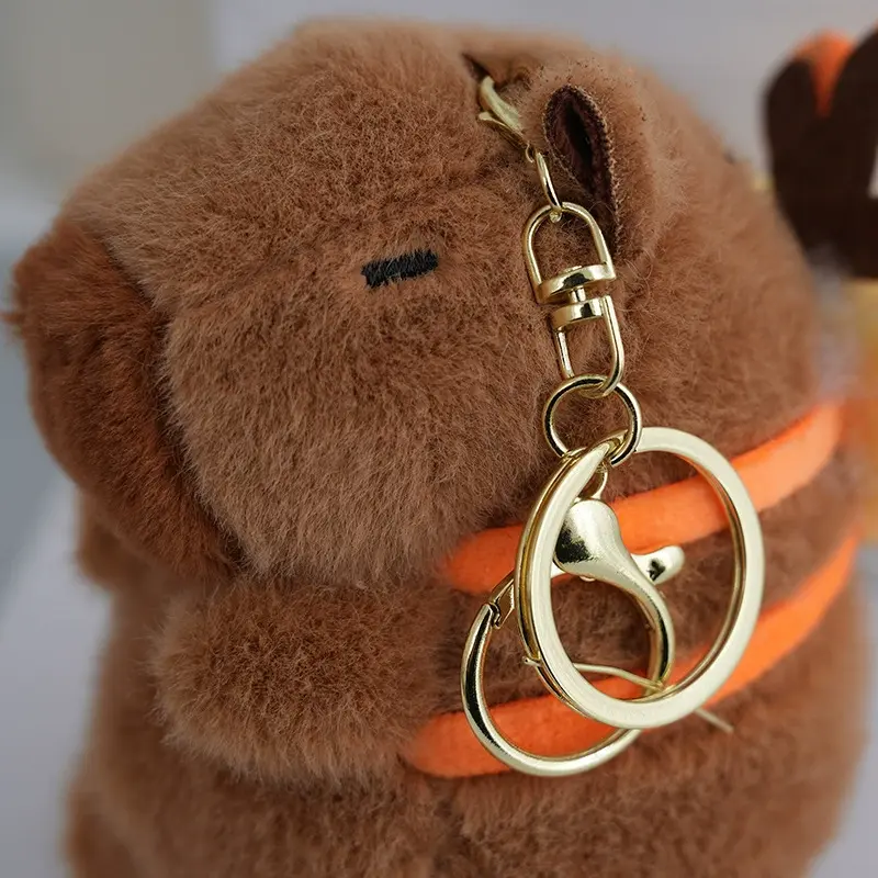 Capybara Chinese Festival Edition Plush Keychains -7