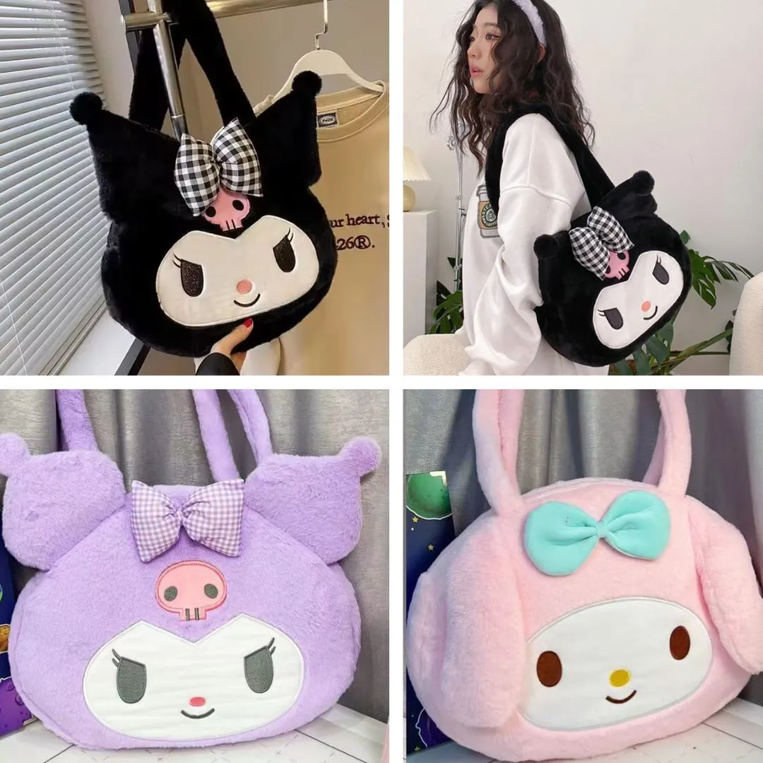 Soft Sanrio Plush Shoulder Bag -1
