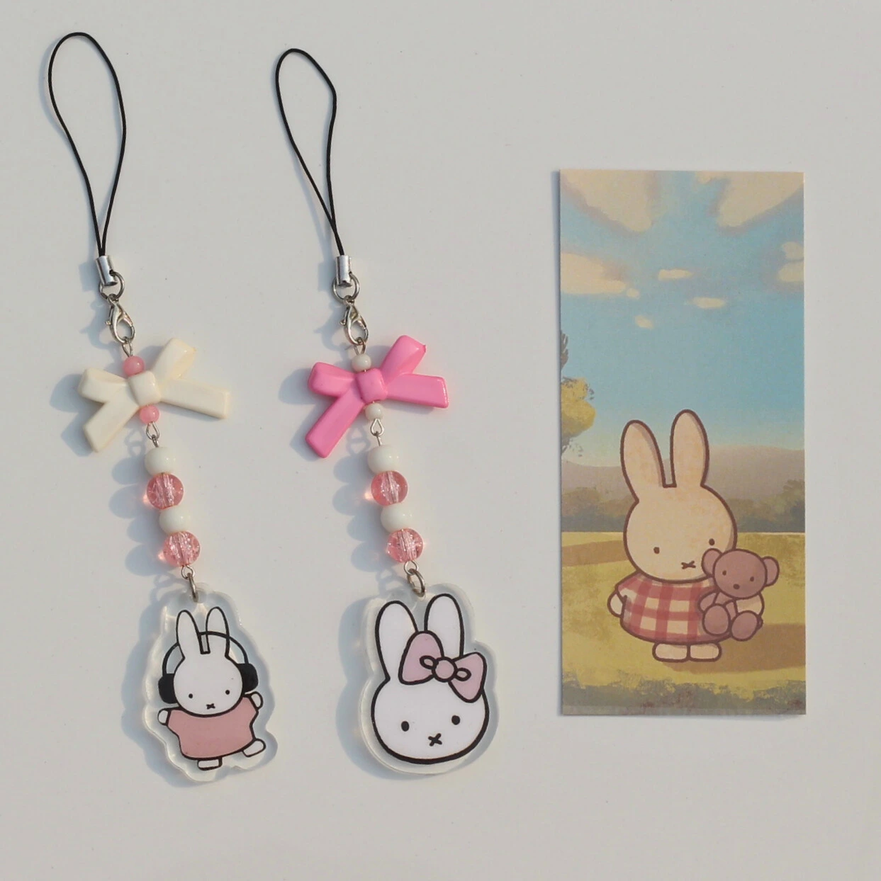 Adorable Miffy Acrylic Phone Charm -3