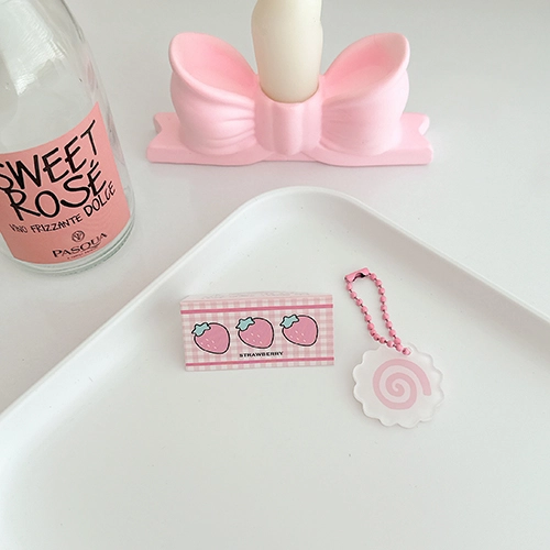 Narutomaki Kawaii Fish Cake Keychain -10