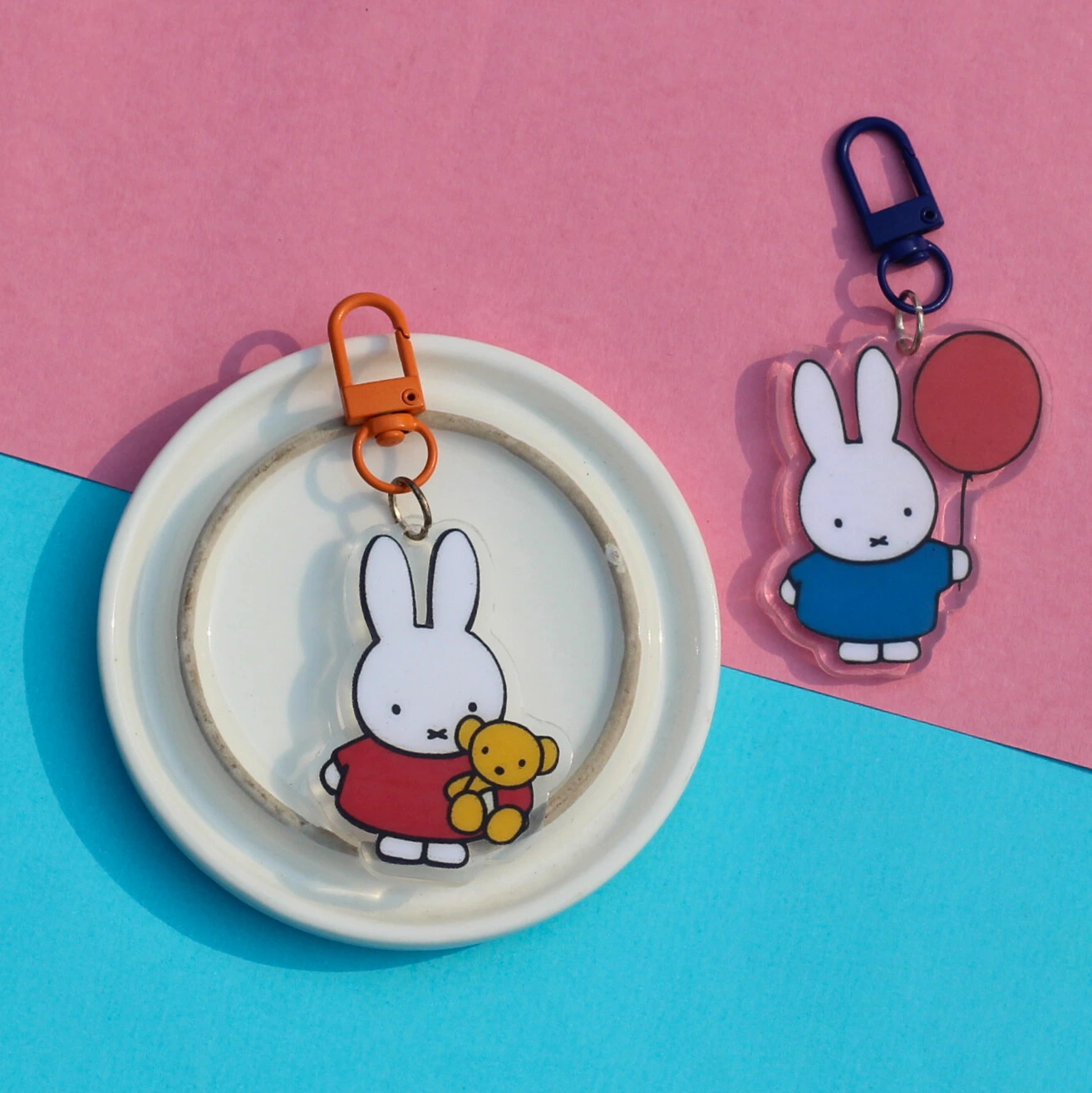 Cute Miffy Acrylic Keychain -3