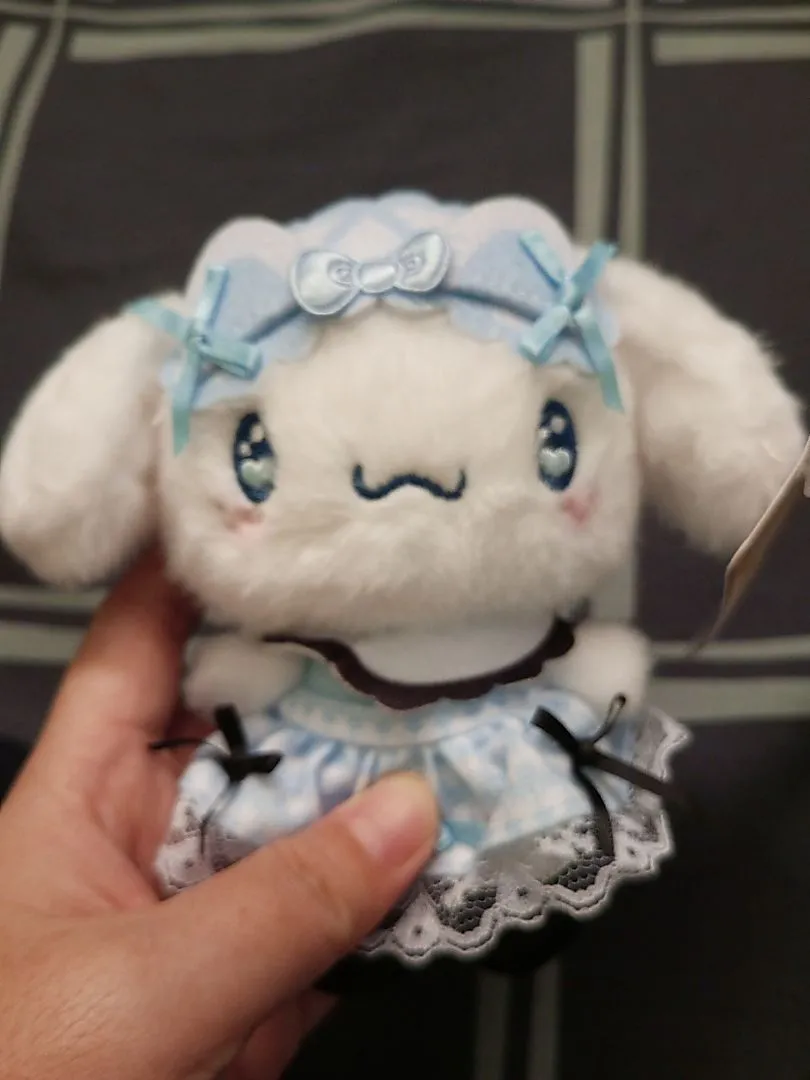 Cute Sanrio Gothic Series Plush Keychains -9