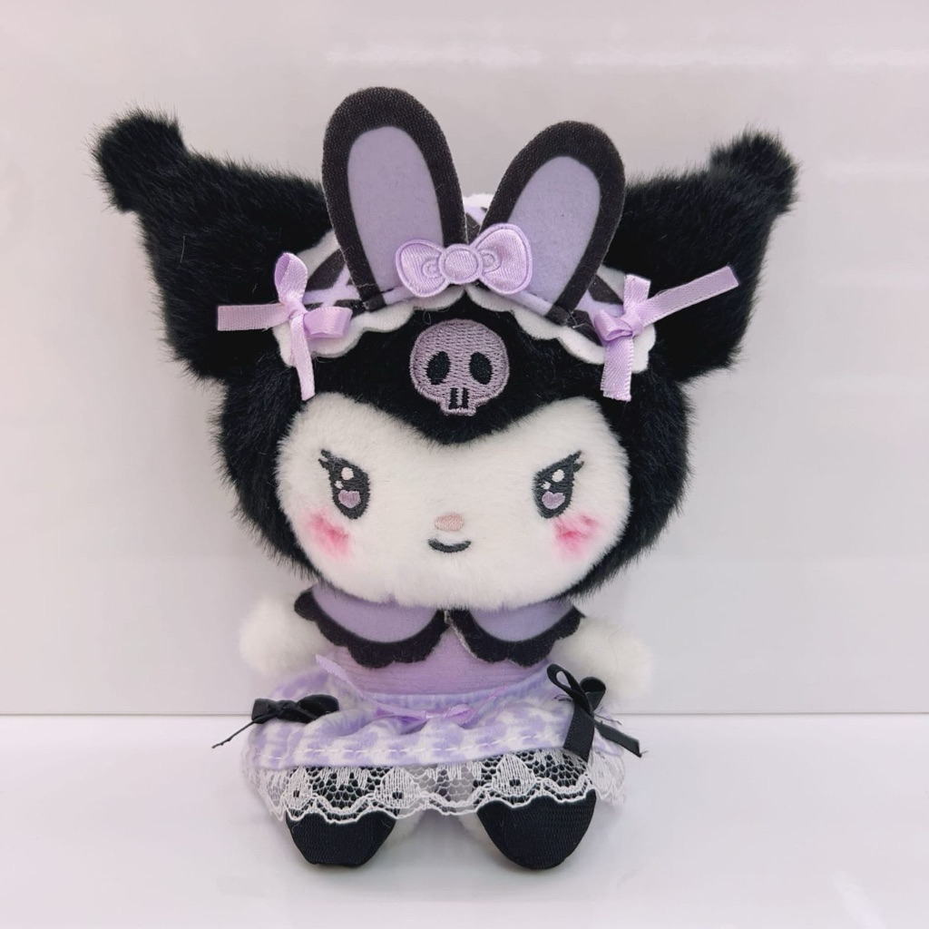 Cute Sanrio Gothic Series Plush Keychains -13