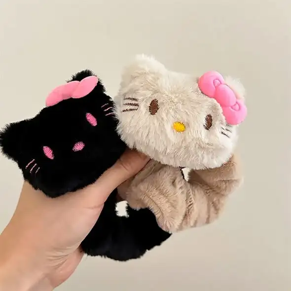 Hello Kitty Cozy Plush Scrunchie -17
