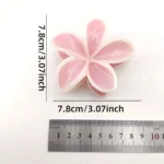Aesthetic Pastel Lilly Flower Hair Claw-8