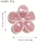 Aesthetic Pastel Daisy Flower Hair Claw-11