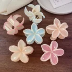 Aesthetic Pastel Lilly Flower Hair Claw-4