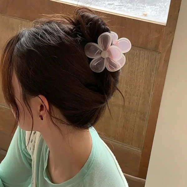 Aesthetic Pastel Daisy Flower Hair Claw-5