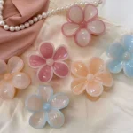 Aesthetic Pastel Daisy Flower Hair Claw-16
