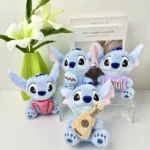 Stitch Music Series Plush Keychain -2