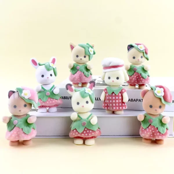 Sylvanian Families Strawberry Cosplay Figures -9