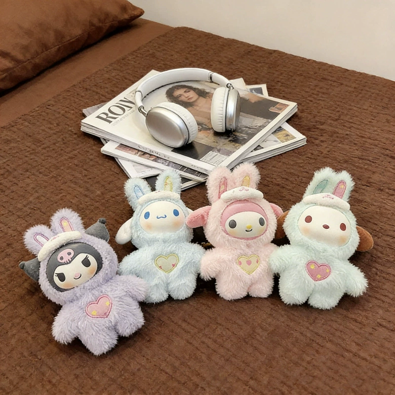 Sanrio Elf Bunny Series Plush Doll Keychain -1