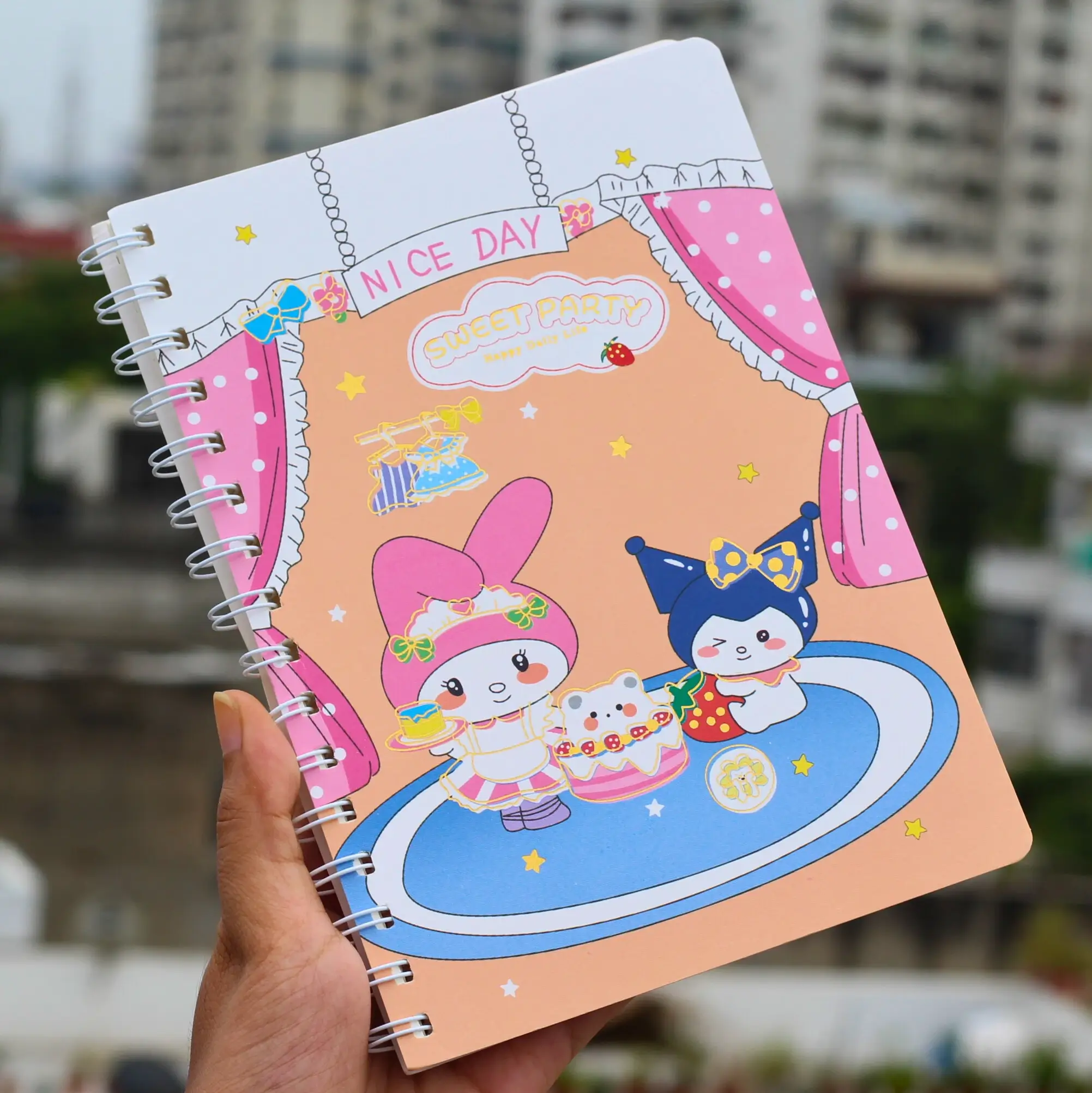 My Melody & Kuromi Spiral Notebook