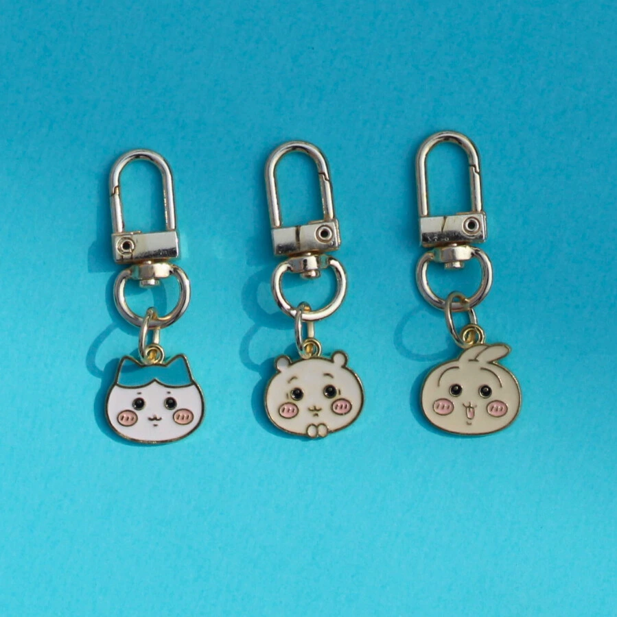 Chiikawa Enamel Key Charms -3