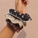 Aesthetic Floral Theme Scrunchie Combo -3