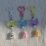 Aesthetic Moon Cat Keychain -13