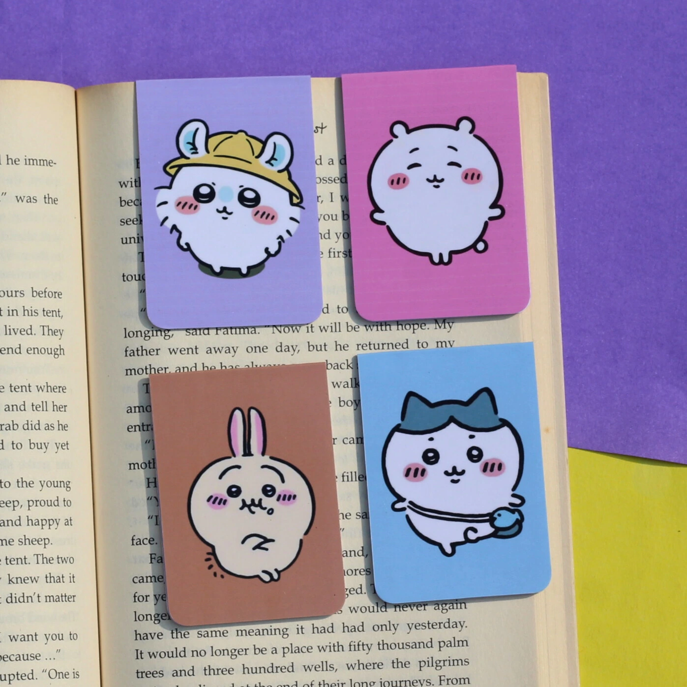 Chiikawa Themed Magnetic Bookmark-1