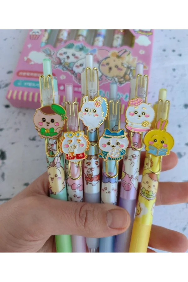 Chiikawa Enamel Charm Pen Set -6
