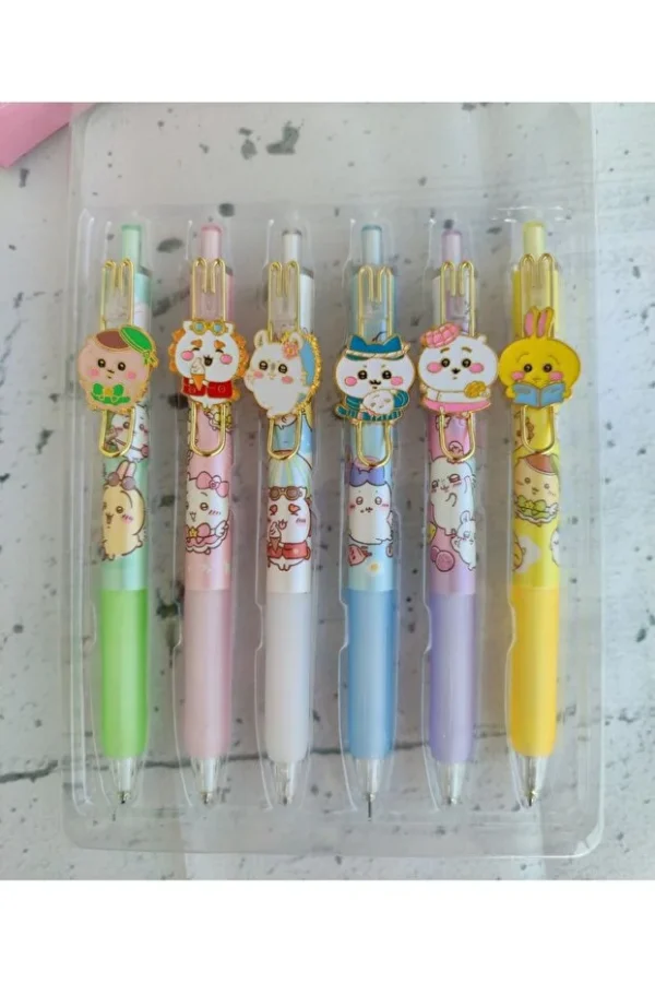 Chiikawa Enamel Charm Pen Set -4