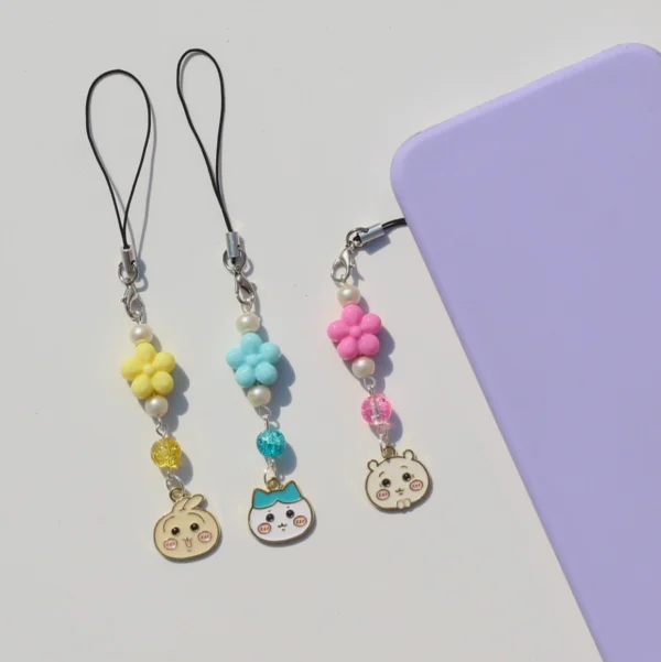 Cute Chiikawa Enamel Phone Charms -4