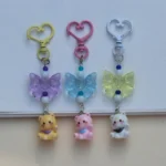 Aesthetic Moon Cat Keychain -5