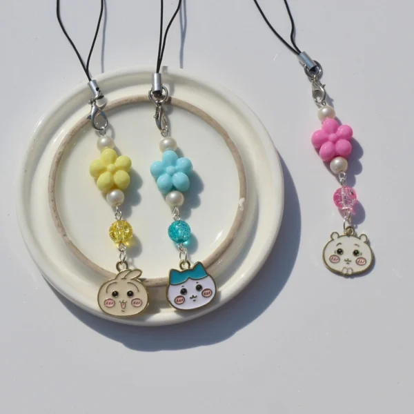 Cute Chiikawa Enamel Phone Charms -6
