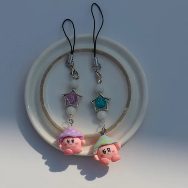 Kirby Star Phone Charm -5