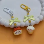 Chiikawa Food Theme Charm Keychain -3
