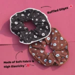 Aesthetic Floral Theme Scrunchie Combo -8