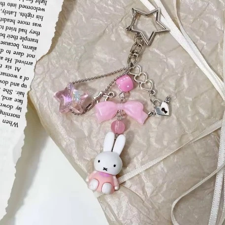 Aesthetic Miffy Charm Keychain -14