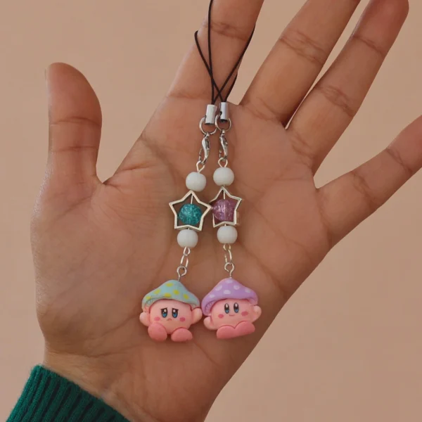 Kirby Star Phone Charm -3