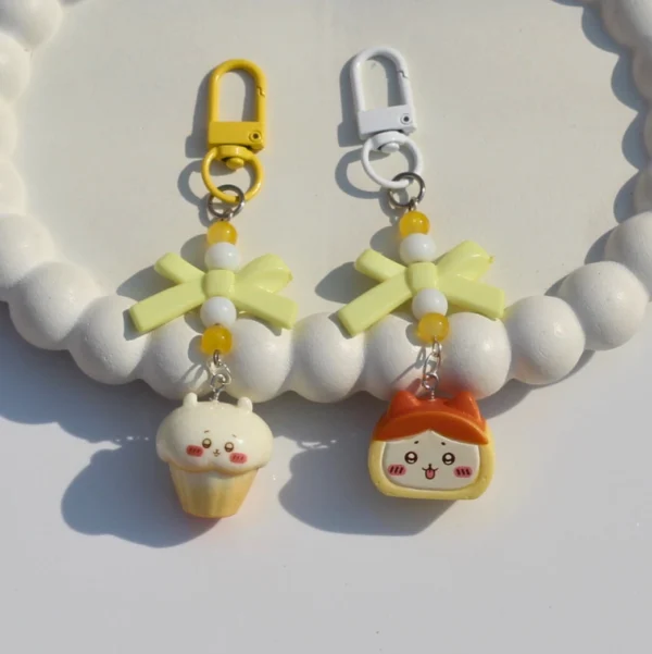 Chiikawa Food Theme Charm Keychain -5